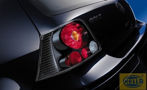 Zadn� lampy pro VW Golf IV �ir� - �ern�, vzhled VW Golf V, sada